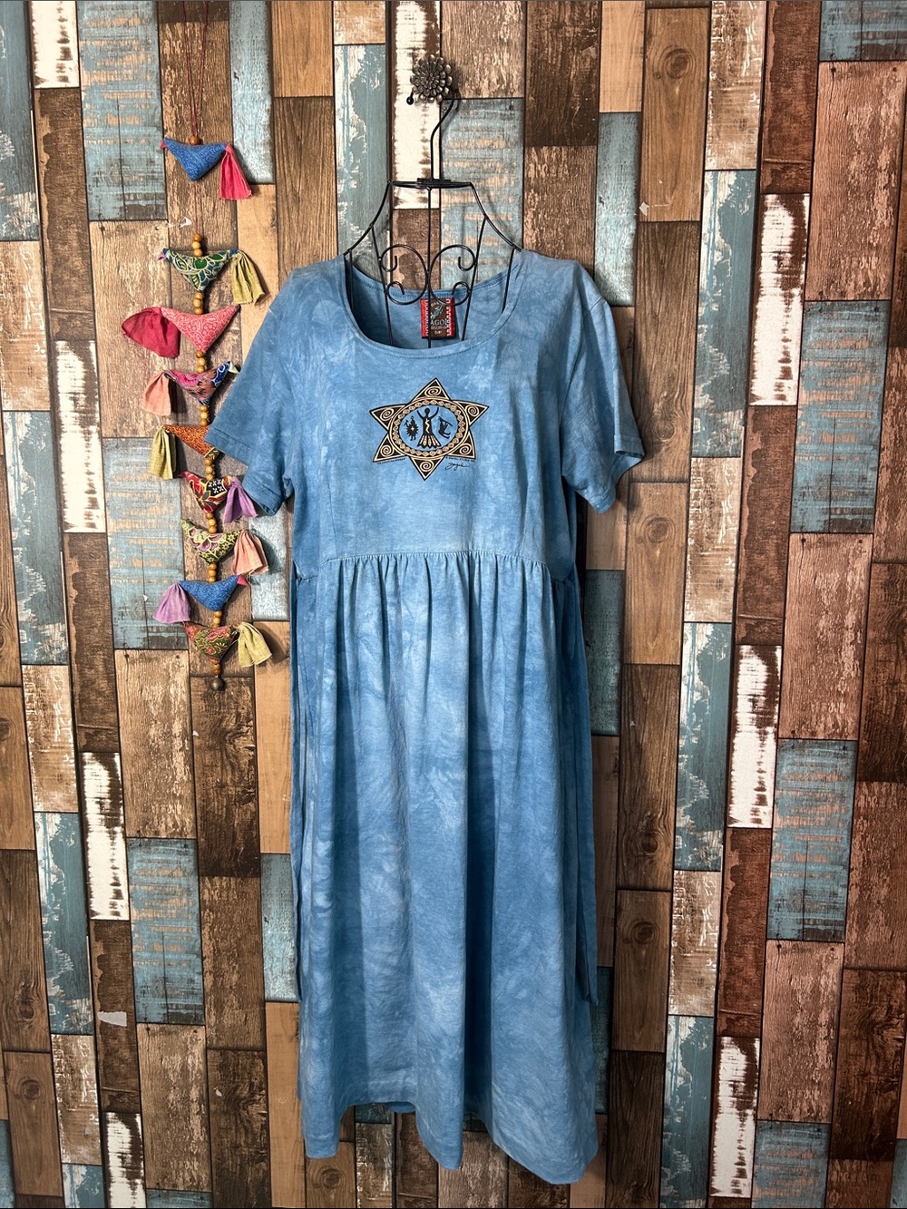 Dagoli cotton Tie-Dye celebrate women Casual Dress